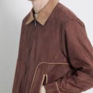 PacSun Western Suede Gas Jacket